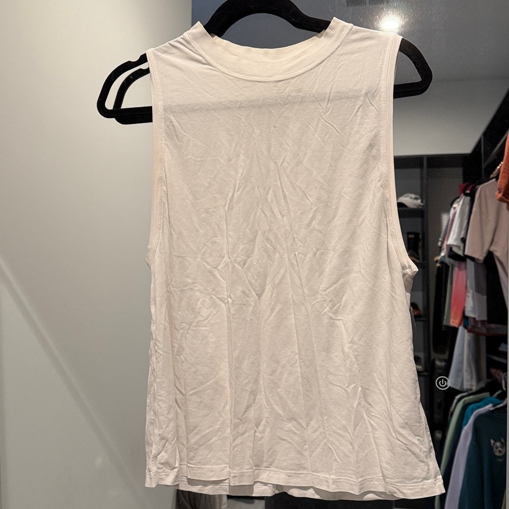 Lululemon Muscle Tank Top White 2